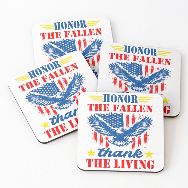 Item preview, Honor The Fallen Thank The Living Memorial Day Patriotic designed and sold by BOUCHERIT amine.