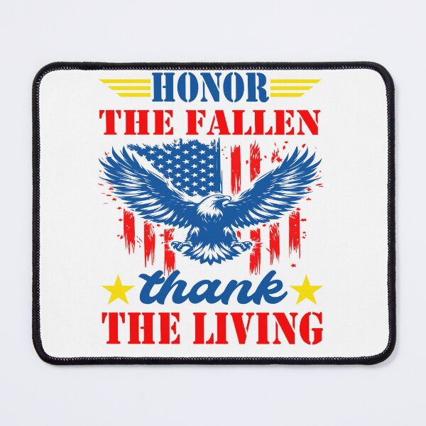 Item preview, Honor The Fallen Thank The Living Memorial Day Patriotic designed and sold by BOUCHERIT amine.