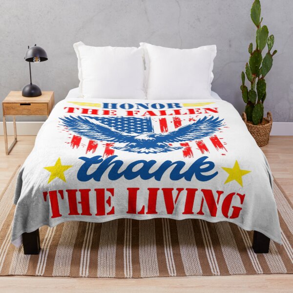 Item preview, Honor The Fallen Thank The Living Memorial Day Patriotic designed and sold by BOUCHERIT amine.