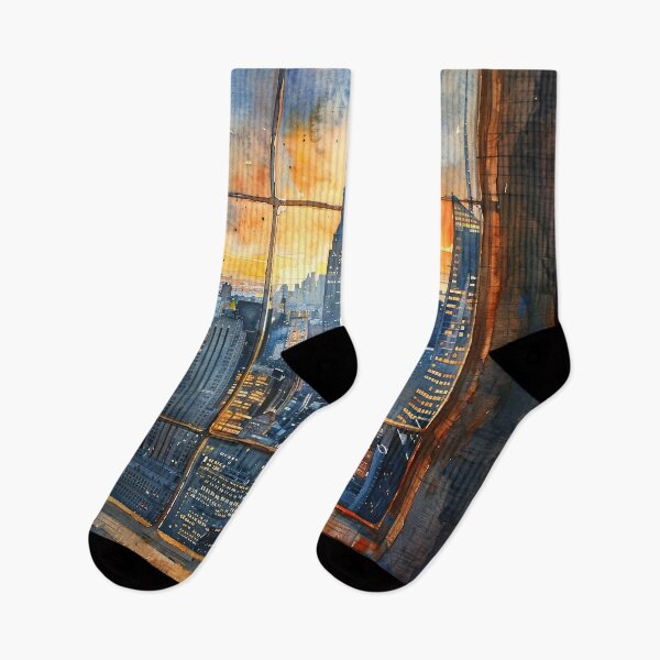 Item preview, DAWN’S GAZE OVER MANHATTAN designed and sold by ArtbyRolleen.