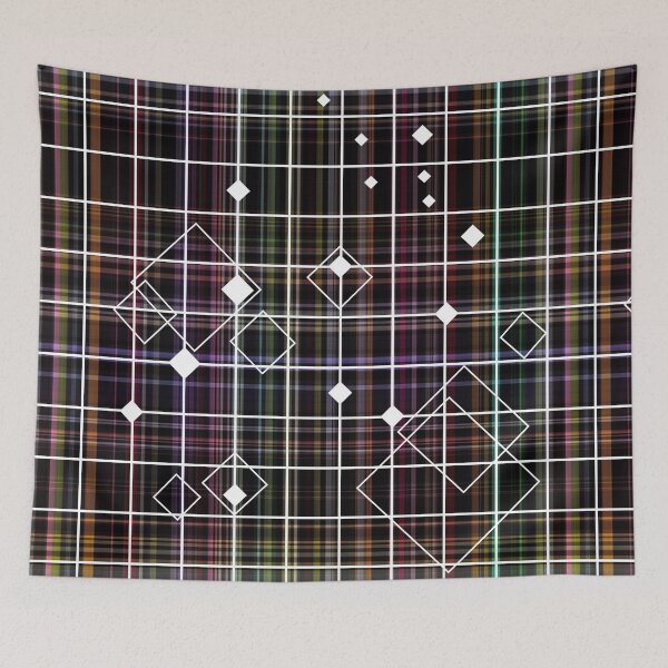Item preview, Dancing Diamonds on Plaid designed and sold by Dana Roper.