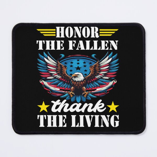 Item preview, Honor The Fallen Thank The Living Memorial Day Patriotic designed and sold by BOUCHERIT amine.