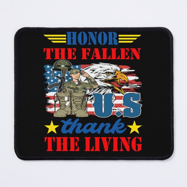 Item preview, Honor The Fallen Thank The Living Memorial Day Patriotic designed and sold by BOUCHERIT amine.