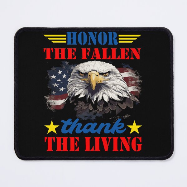 Item preview, Honor The Fallen Thank The Living Memorial Day Patriotic designed and sold by BOUCHERIT amine.