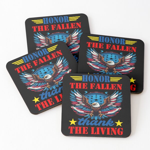 Item preview, Honor The Fallen Thank The Living Memorial Day Patriotic designed and sold by BOUCHERIT amine.