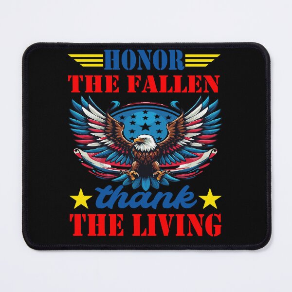 Item preview, Honor The Fallen Thank The Living Memorial Day Patriotic designed and sold by BOUCHERIT amine.