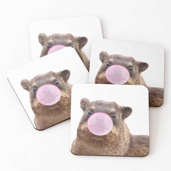 Item preview, Bubblegum rock hyrax  designed and sold by SillyLittleSnek.