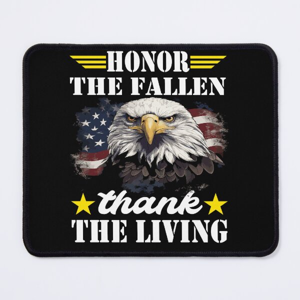 Item preview, Honor The Fallen Thank The Living Memorial Day Patriotic designed and sold by BOUCHERIT amine.