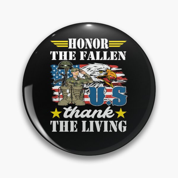 Item preview, Honor The Fallen Thank The Living Memorial Day Patriotic designed and sold by BOUCHERIT amine.