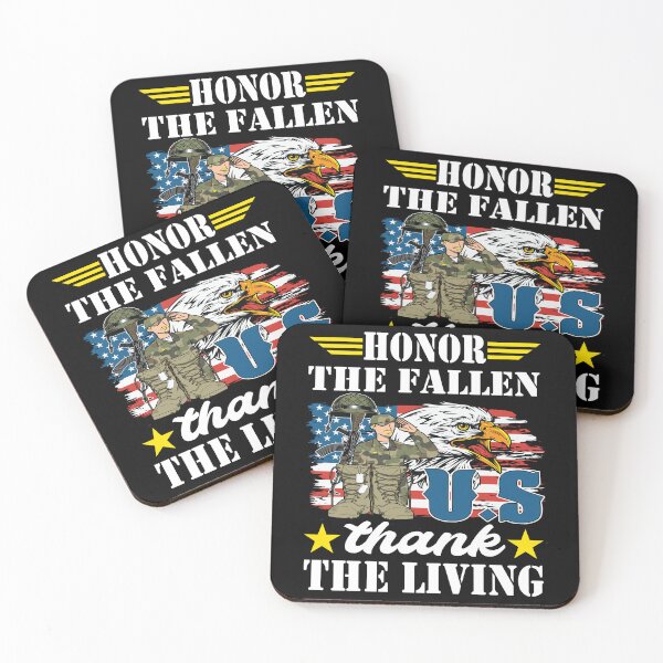 Item preview, Honor The Fallen Thank The Living Memorial Day Patriotic designed and sold by BOUCHERIT amine.