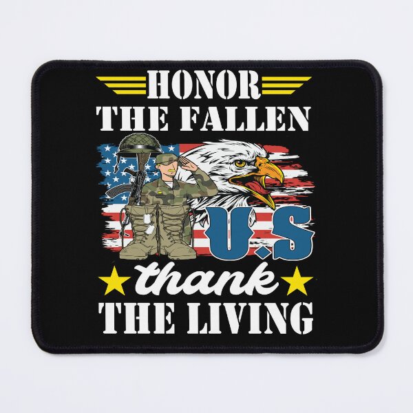 Item preview, Honor The Fallen Thank The Living Memorial Day Patriotic designed and sold by BOUCHERIT amine.