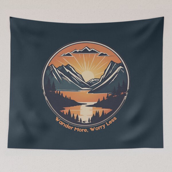 Item preview, Wander More, Worry Less designed and sold by CreationsGP.