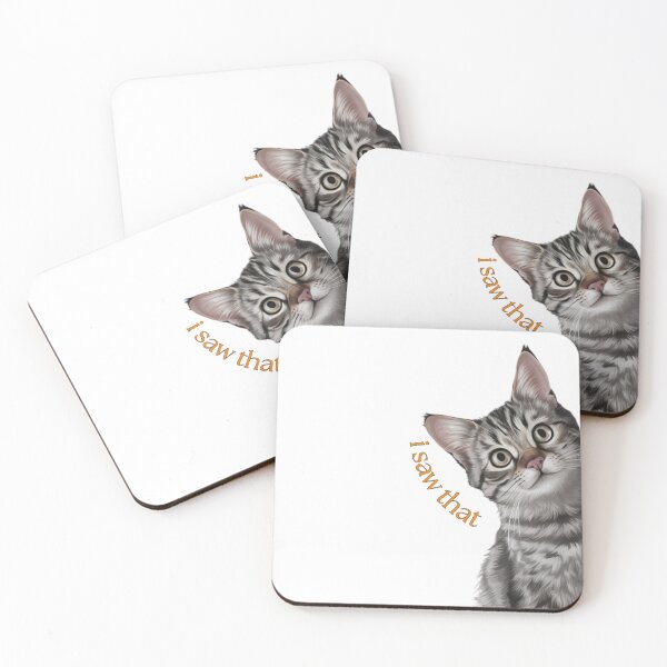 Item preview, Sneaky Cat - "I SAW THAT" Meme Designs #6 designed and sold by Kinyah88.