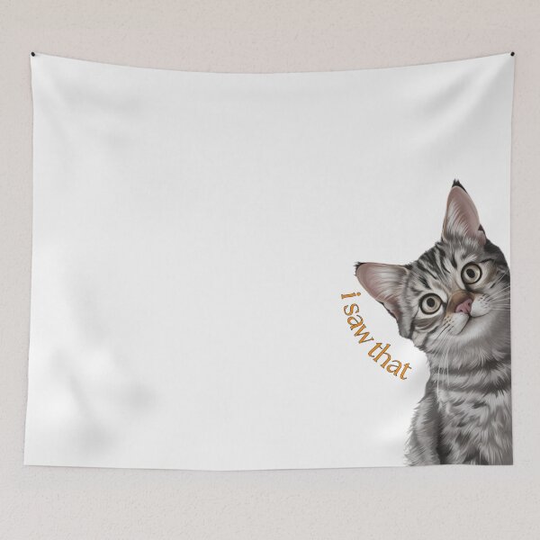 Item preview, Sneaky Cat - "I SAW THAT" Meme Designs #6 designed and sold by Kinyah88.