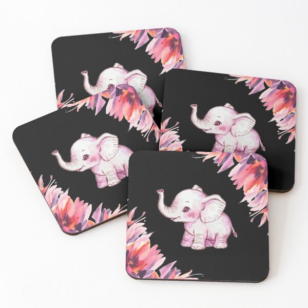 Item preview, Cute Elephant. Little elephant, colorful elephant, elephant drawing designed and sold by ElephantVibes.
