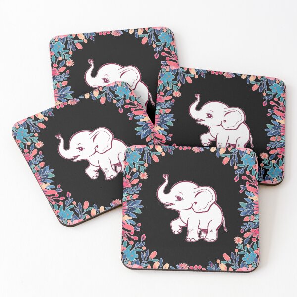 Item preview, Cute Elephant. Little elephant, colorful elephant, elephant drawing designed and sold by ElephantVibes.