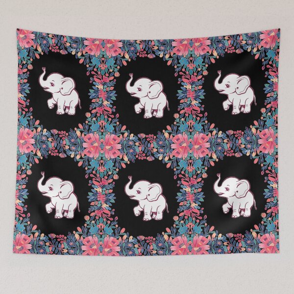 Item preview, Cute Elephant. Little elephant, colorful elephant, elephant drawing designed and sold by ElephantVibes.
