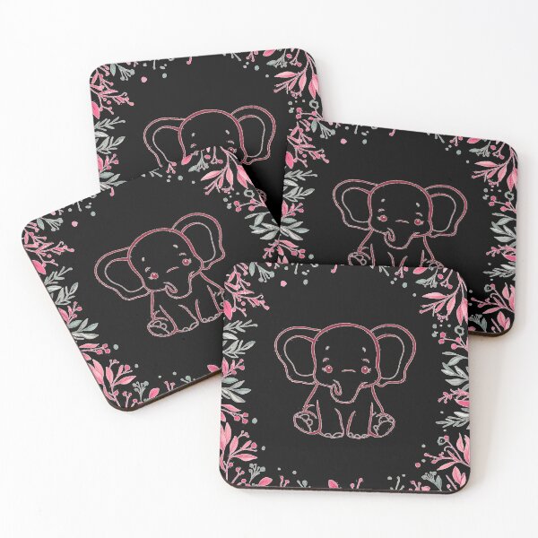 Item preview, Cute Elephant. Little elephant, colorful elephant, elephant drawing designed and sold by ElephantVibes.