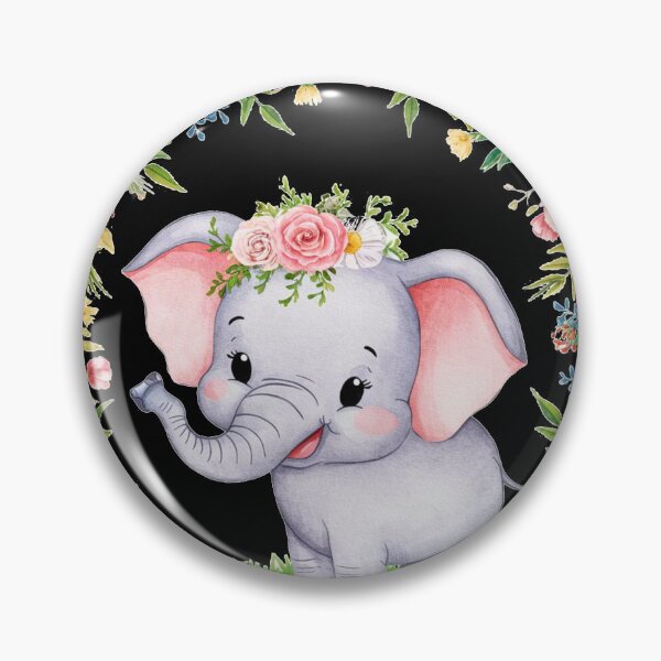 Item preview, Cute Elephant. Little elephant, colorful elephant, elephant drawing designed and sold by ElephantVibes.