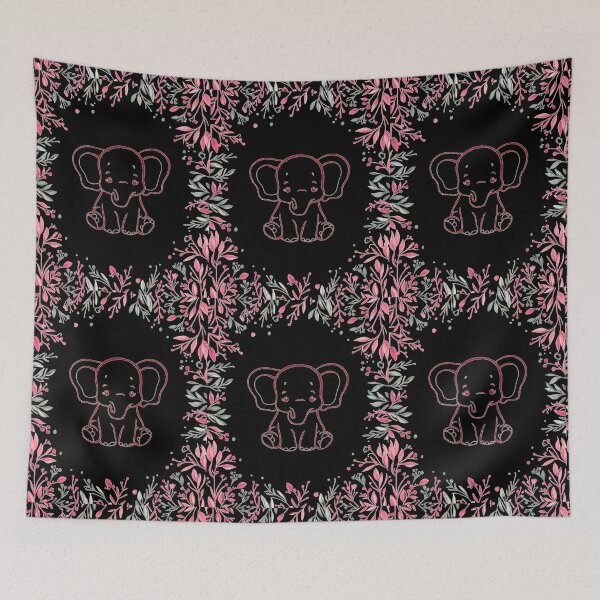 Item preview, Cute Elephant. Little elephant, colorful elephant, elephant drawing designed and sold by ElephantVibes.