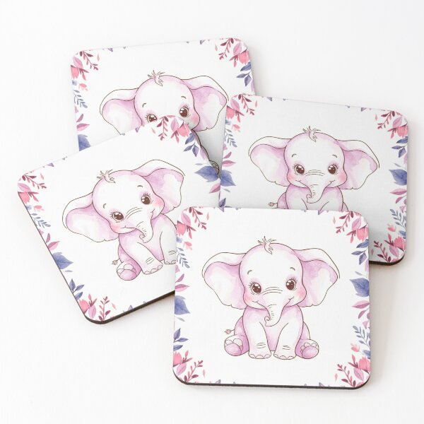 Item preview, Cute Elephant. Little elephant, colorful elephant, elephant drawing designed and sold by ElephantVibes.