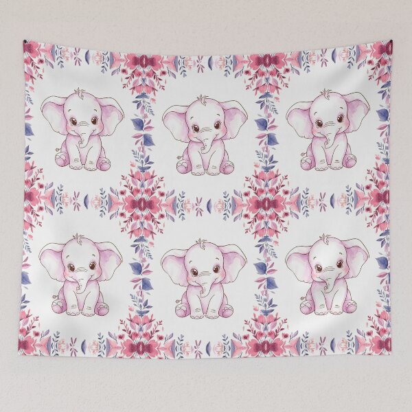 Item preview, Cute Elephant. Little elephant, colorful elephant, elephant drawing designed and sold by ElephantVibes.