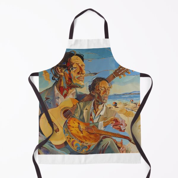 Artikelvorschau, Vater und Sohn mit Gitarre, Salvador Dali Stil 1 entworfen und verkauft von DigitalPatternx.
