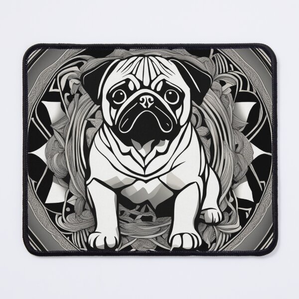 Item preview, Mandala pug designed and sold by BloodSweatNTers.