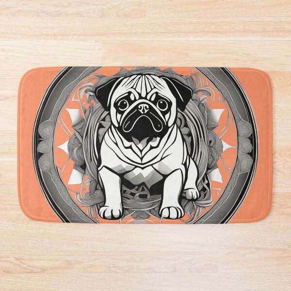 Item preview, Mandala pug designed and sold by BloodSweatNTers.