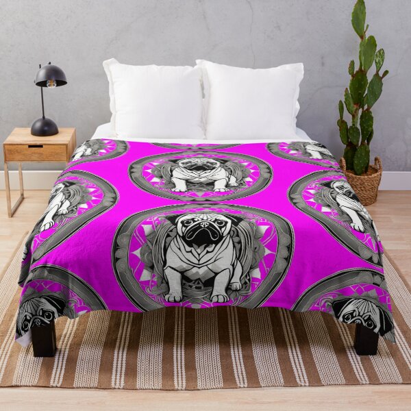 Item preview, Mandala pug designed and sold by BloodSweatNTers.