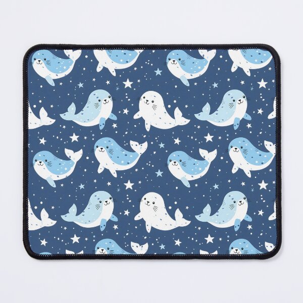 Item preview, Seal Blue Stars Pattern designed and sold by palaco210.