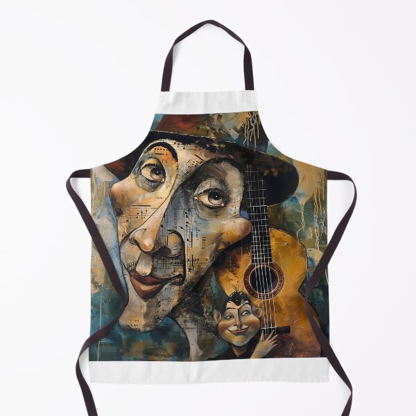 Artikelvorschau, Vater und Sohn mit Gitarre, Salvador Dali Stil 2 entworfen und verkauft von DigitalPatternx.