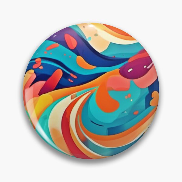 Item preview, Vibrant Abstract Cartoonish Dreamscape designed and sold by Health And Fitness Posts e-Store.