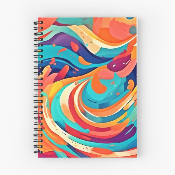 Item preview, Vibrant Abstract Cartoonish Dreamscape designed and sold by Health And Fitness Posts e-Store.