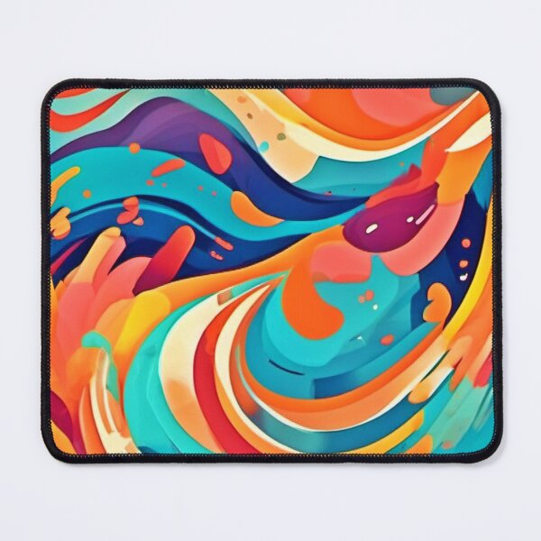 Item preview, Vibrant Abstract Cartoonish Dreamscape designed and sold by Health And Fitness Posts e-Store.