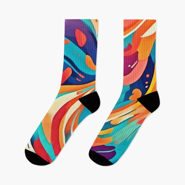 Item preview, Vibrant Abstract Cartoonish Dreamscape designed and sold by Health And Fitness Posts e-Store.