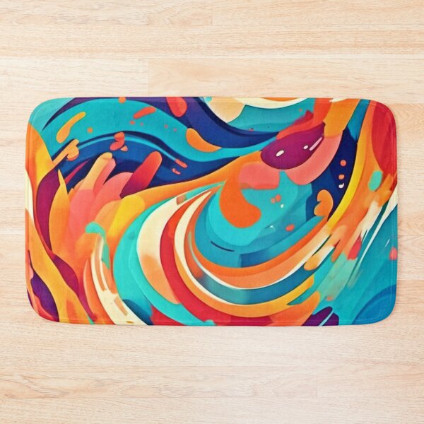 Item preview, Vibrant Abstract Cartoonish Dreamscape designed and sold by Health And Fitness Posts e-Store.
