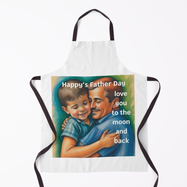 Item preview, Happy Father’s Day, father is holding son and hug him closely designed and sold by MelissaGallery.