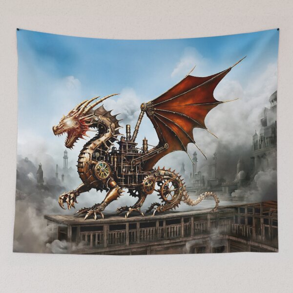 Item preview, The Devastation of Steam Dragons designed and sold by PictureNZ.