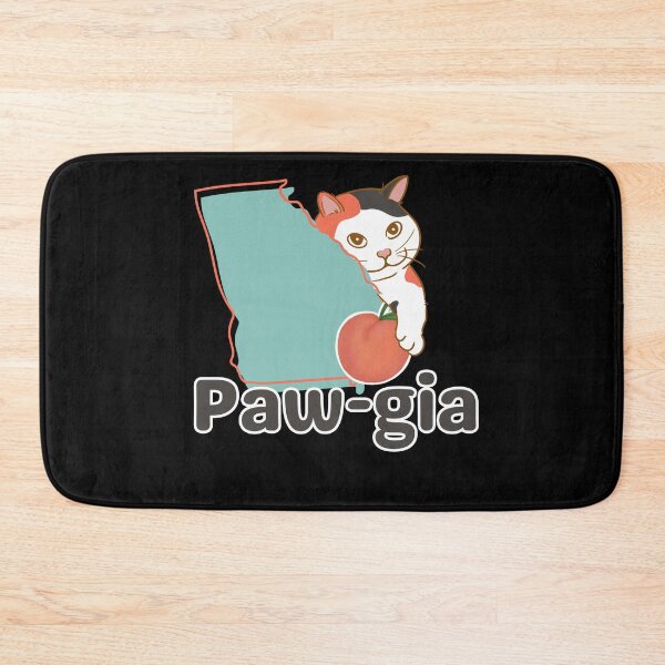 Item preview, Paw-gia Cat Lovers Atlanta Georgia designed and sold by Life Is Beautiful.