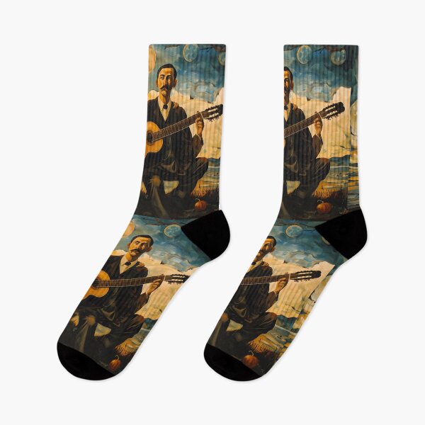 Item preview, Father and Son with Guitar, Salvador Dali Style 4 designed and sold by DigitalPatternx.
