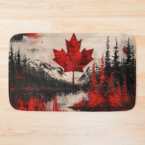 Item preview, Canadian Patriotic maple leaf print designed and sold by dcrc.