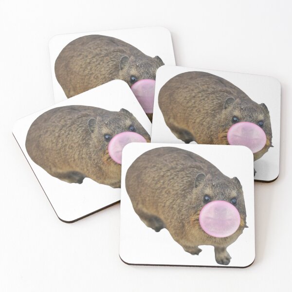 Item preview, Bubblegum rock hyrax  designed and sold by SillyLittleSnek.