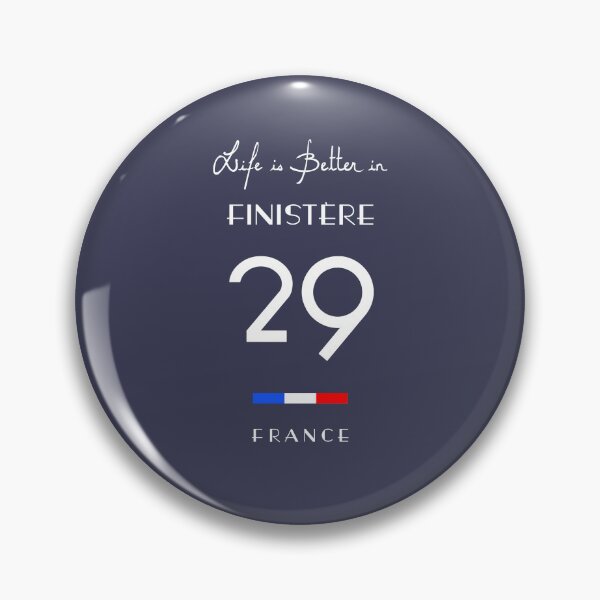 Item preview, Life is better in FINISTÈRE Number 29 Bretagne France designed and sold by frenchsalsa.