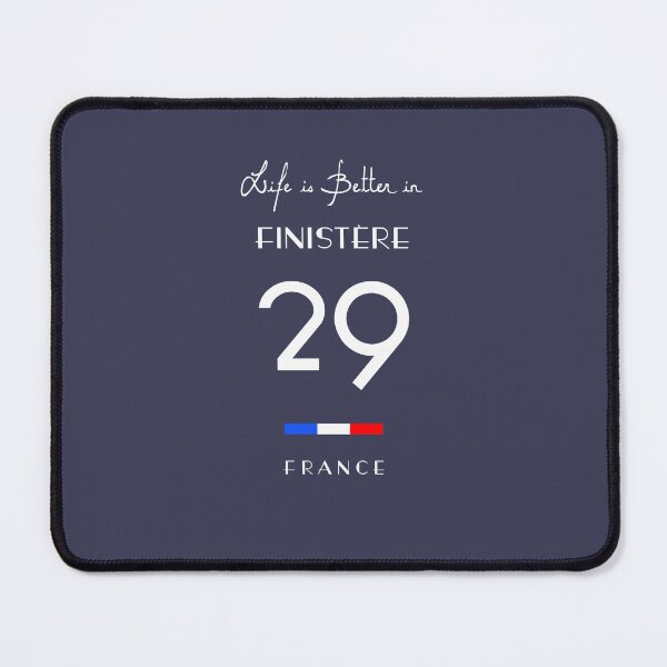 Item preview, Life is better in FINISTÈRE Number 29 Bretagne France designed and sold by frenchsalsa.