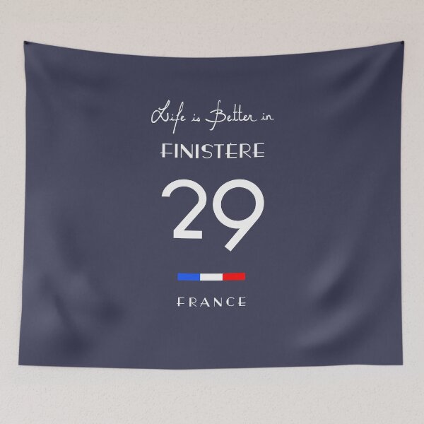Item preview, Life is better in FINISTÈRE Number 29 Bretagne France designed and sold by frenchsalsa.