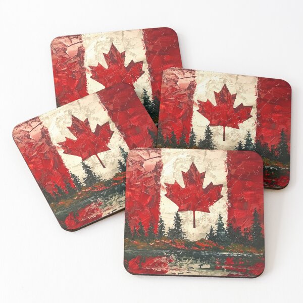 Item preview, Canadian Patriotic maple leaf print designed and sold by dcrc.