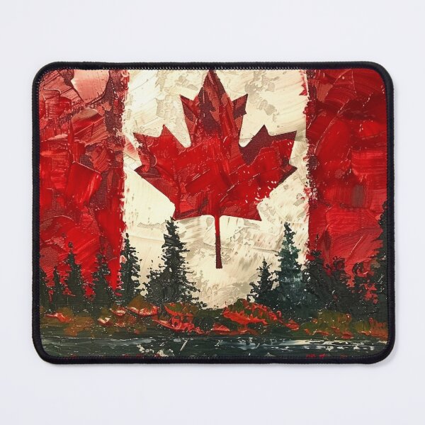 Item preview, Canadian Patriotic maple leaf print designed and sold by dcrc.