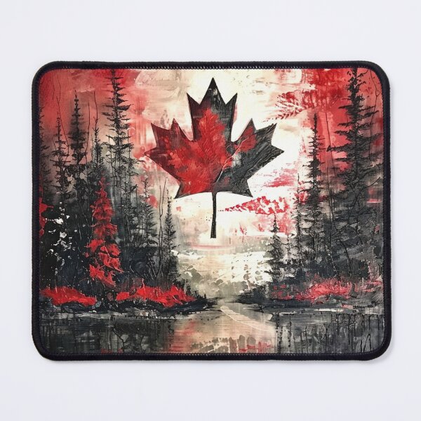 Item preview, canadian patriotic maple leaf print designed and sold by dcrc.