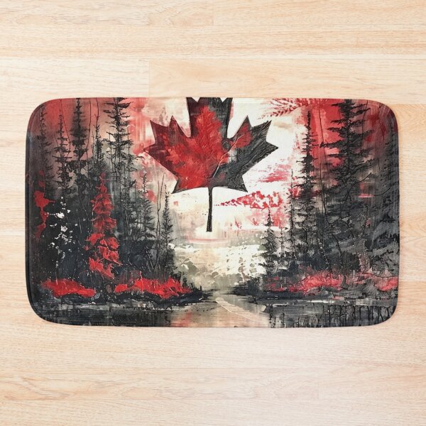 Item preview, canadian patriotic maple leaf print designed and sold by dcrc.
